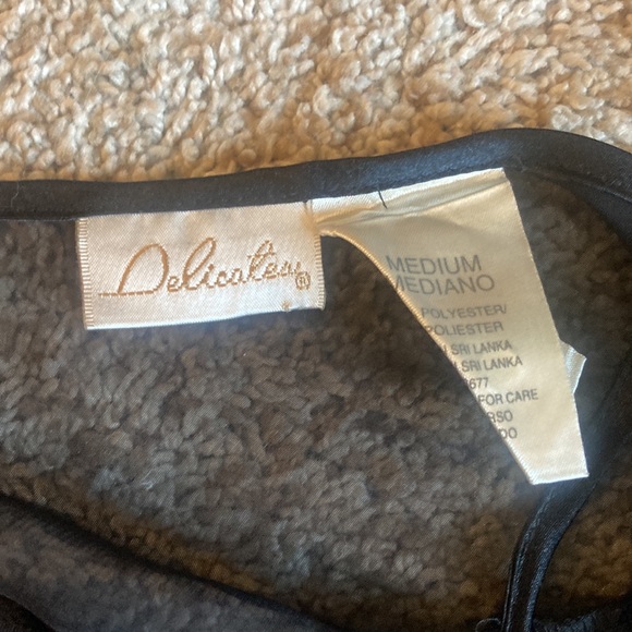 delicates vintage black mesh two piece set - Picture 10 of 11